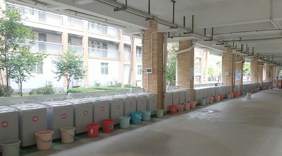 好評(píng)度高！江門一中學(xué)校又雙叒續(xù)單金環(huán)電器共享洗衣機(jī)