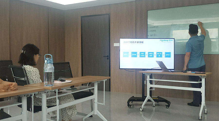 強(qiáng)化知識(shí) 提升技能！金環(huán)電器開(kāi)展衣物烘干機(jī)產(chǎn)品知識(shí)培訓(xùn)