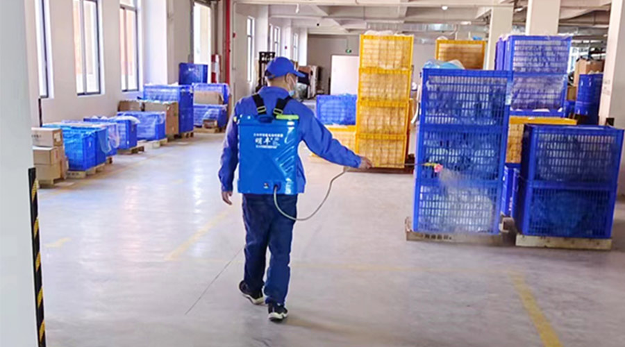 健康和安全放首位！金環(huán)電器全面開展工廠除菌工作