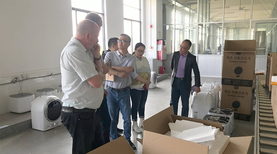 搶訂單 拼合同！金環(huán)電器積極推進滾筒衣服烘干機訂單增長